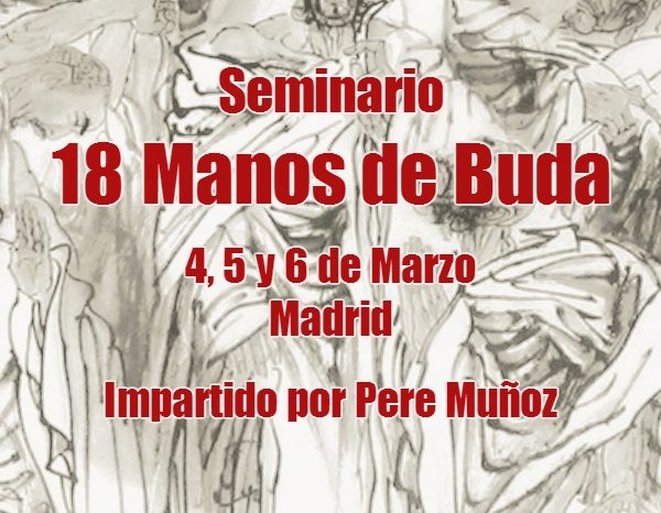 Seminario en Madrid. LAS 18 MANOS DE BUDA  (Sub Bak Luo Han Yik Gun Kuen). 4-5-6 de Marzo de 2016