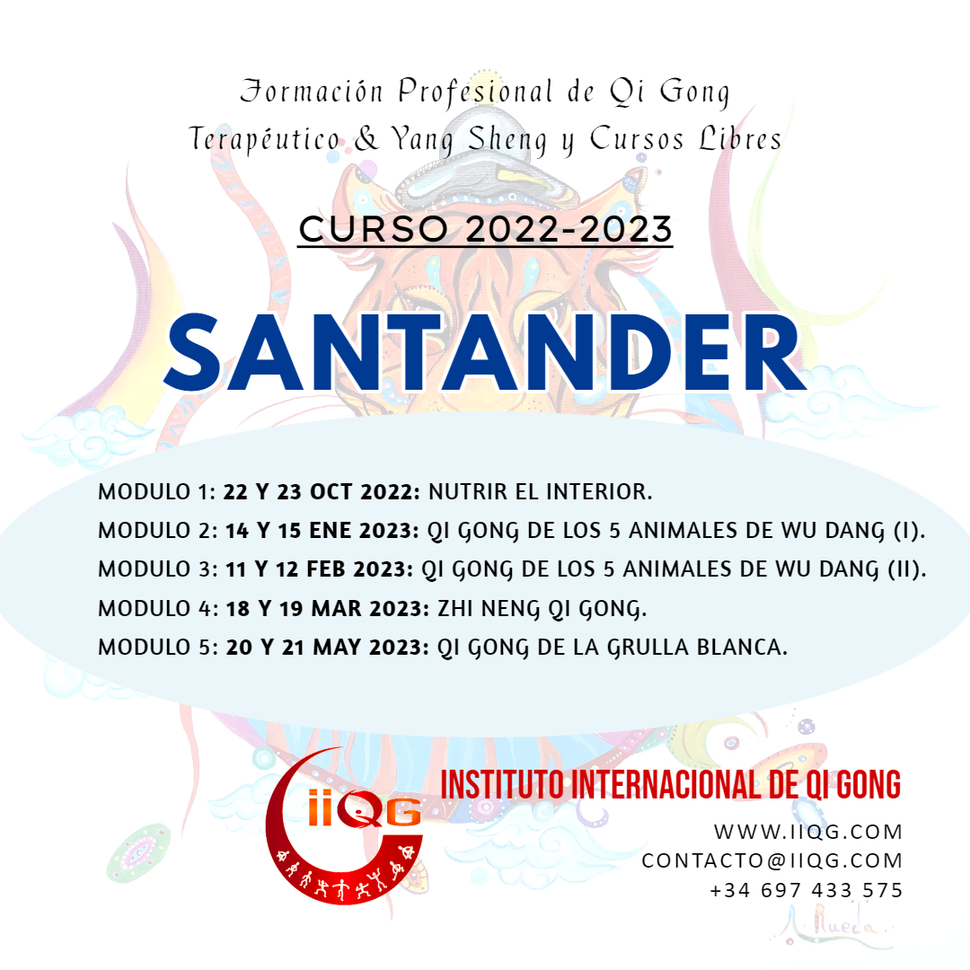 Actor half Useful Programación 2022-2023 en Santander - Instituto Internacional de Qi Gong